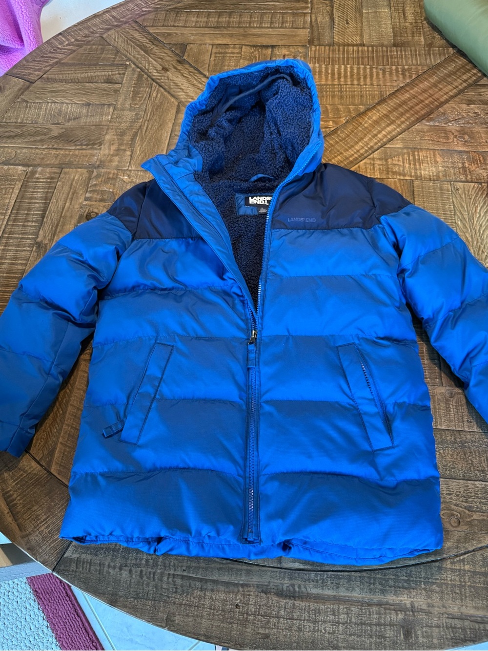 Land’s End Boy’s jacket , sz L 10/12 , like new !